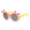 Óculos de sol infantis de chifre de flor de ameixeira de desenho animado atacado meninos e meninas óculos de bebê crianças óculos de sol com proteção UV