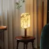 Alemania Tiffman Lámpara de Escritorio de Madera Maciza Dormitorio Mesita de Noche Protección Ocular Creativa Pantalla Esférica Decoración Lámpara de Escritorio para Dormitorio