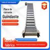 Alimentador de placa de corrente, guincho de placa de corrente de aço inoxidável, equipamento de transporte de placa de corrente de escalada, alimentador de elevação de transporte de material