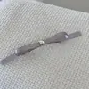 Pinza para el pelo con forma de lazo de pedrería dulce y lujosa para mujer, pinza de resorte lateral para el pelo, pinza de princesa para coleta media en la parte posterior de la cabeza, verano