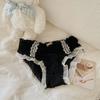 Doce pétalas de oxigênio ~ doce bolha rendas cueca feminina menina bonito confortável meados de cintura algodão virilha cuecas das mulheres