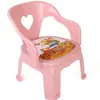 Silla doméstica duradera con respaldo, taburete lindo, silla chirriante especial para niños, silla chirriante para bebé de fábrica de comercio exterior