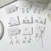 2026 Novos Brincos Exquisitos de Ponto Estrela para Mulheres Estilo Ins Uso Diário Acessório de Yiwu Brincos Atacado