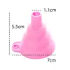 Funil Dobrável Retrátil de Silicone para Uso Doméstico, Funil Pequeno para Despejar Óleo, Funil de Plástico de Grau Alimentício para Despejar Óleo, Despejar Vinho e Dispensar Óleo