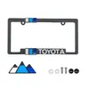 Adecuado para Modificaciones Todoterreno Toyota, Juego de Marco para Matrícula con Emblema Tricolor TRD, Accesorios Exteriores para Automóviles, Al Por Mayor en Stock