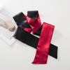 Silk Satin Strap Confortável Alça de Mão Vendada Pano Cego Estilo Japonês cos Lolita Dark Bow
