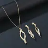 Set de Collar y Aretes de Moissanita Espiral Asimétrico Geométrico Europeo y Americano Plata de Ley S925 Collar de Nicho Cepillado Mate