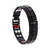 Pulseira Masculina Magnética de Fileira Dupla Destacável Mais Vendida Transfronteiriça Longrui Fabricante Atacado de Pulseira de Casal Europeia e Americana