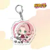 Chaveiro pingente de acrílico para anime Naruto Naruto Naruto primavera selvagem Sakura campus presente pequeno criativo atacado