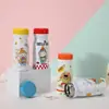 Taza Termo de Leche Infantil con Ilustración de Animales de Dibujos Animados de Fábrica, Portátil para Estudiantes, Taza de Vacío Linda, Regalo, Venta al por Mayor en Stock