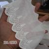 Variedad unilateral de encaje de bordado de algodón accesorios DIY falda hecha a mano material para escote cortina