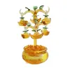 Adornos Decorativos de Vidrio Zibo de Manzana, Caqui y Árbol de Lingotes para Decoración del Hogar, Decoraciones de Escritorio de Oficina y Regalos de Uso Diario