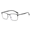 Gafas Jamie 3573 Estilo Coreano Modernas Retro con Montura de Metal para Hombre, Adecuadas para Uso de Negocios, Se Pueden Montar con Lentes Graduados, Gafas Anti-Luz Azul