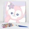20*20 Pintura al Óleo Digital de Dibujos Animados de Anime Pintura Decorativa DIY para Colorear Hecha a Mano para Niños Stock Listo Pintura al Óleo Digital al por Mayor