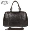 Jiameda Nueva Bolsa de Viaje Corta Distancia Casual al Aire Libre para Negocios Bolso de Mano Retro Casual para Hombre Capa Superior de Cuero con Cera de Aceite
