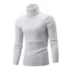 Suéter de cuello alto de manga larga para hombre, informal, de comercio exterior transfronterizo de otoño e invierno, suéter de cuello alto para hombre, suéter básico superior