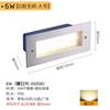 Lámpara de Esquina Empotrada LED Impermeable para Exteriores Peldaño de Escalera Pasillo Pasillo Sensor Inteligente de Cuerpo Humano Lámpara para Pies