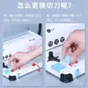 Máquina Multifuncional de Perfuração e Encadernação para Escritório, Calendário de Folhas Soltas, Álbum, Máquina de Encadernação com Argolas Plásticas, Máquina Manual de Perfuração e Encadernação de Textos