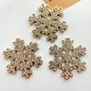 Pegatinas para carcasa de teléfono móvil con forma de copo de nieve, tamaño grande y pequeño, hechas a mano, con forma de perla y diamante, para hacer tú mismo, horquillas, accesorios para el cabello, zapatos y sombreros.