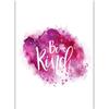 Amazon Arte de Pared Inspirador en Inglés Pintado con Aerosol y Laminado Póster de Acuarela para Dormitorio Impermeable y Resistente al Desgarro Pintura Decorativa para Sala de Estar