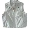 Chaleco Ligero de Doble Capa para Exteriores para Niños Medianos y Mayores, Chaleco Casual con Cuello Alto de Doble Cremallera, Chaleco de Primavera, Otoño, Verano