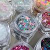Internet Red Arte de Uñas Lentejuelas Mariposa Explosivo Láser Ultrafinas Color Mágico Lentejuelas Mariposa Arte de Uñas Hada Uña Decoraciones Pequeñas