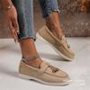 Exportação Europeia e Americana 2025 Novos Sapatos de Baixo Corte Slip-On de Tamanho Grande para Mulheres 43 Mocassins Slip-On Slip-On Slip-Ons