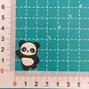 Funda para Teléfono Móvil Serie Panda Lindo de Goma Suave Pvc Dibujos Animados Agujero Hebilla de Zapato Caja de Papelería Caja de Almacenamiento Accesorios para Joyería DIY