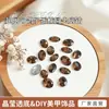 Ponta Oval Fundo Pontiagudo Diamante Corte Antigo Qualidade Ovo de Pombo Vidro K9 Diamante para Nail Art Acessórios para Joias DIY Fabricante Atacado