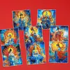 Pintura Thangka Dorada Colorida Conjunto de las Ocho Grandes Deidades Guardianas Núcleo de Algodón Puro Colorido Artesanía Fina Alta Definición Fabricante Año del Zodiaco Producto Nuevo