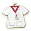 Dia do Enfermeiro Transfronteiriço Chaveiro de Suprimentos Médicos Acessórios de Liga de Zinco Esmaltados Joias DIY Pingente Acessórios para Pulseira Charme