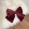 Outono/Inverno 2025 Novo Veludo Vintage Laço Feito à Mão Grampo de Primavera Camada Dupla Tridimensional Acessório de Cabelo para Performance Atacado