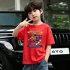 Camiseta de Manga Corta para Niños, Top Casual y Elegante de Algodón Puro, Moderna y Genial, Nuevo Estilo Verano 2026, Ropa de Verano para Niños, Camiseta para Niño Pequeño