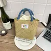 Bolsas Tejidas a Mano para Mujer, Moda Trendy Primavera y Verano 2026, Bolso Tote de Paja Súper Popular para Vacaciones en la Playa