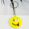 Lindo colgante de llavero de cara sonriente, cadena para coche de expresión creativa, diseño simple, adecuado tanto para hombres como para mujeres, parejas, y como adorno para bolso o regalo promocional