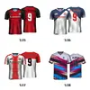 Traje de bola personalizado de cuerpo entero franqueo a procesamiento de mapa polo de solapa camiseta de comercio exterior chaqueta de traje de fútbol sublimación personalización