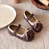 Zapatos para Bebé Niño Pequeño Suela Suave Zapatos para Caminar 2026 Primavera/Otoño Nuevos Zapatos Pequeños de Cuero Bebé Niño Pequeño Estilo Francés Zapatos de Princesa