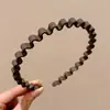 Estilo Coreano Verão Faixa de Cabeça Alta Caveira para Lavar o Rosto Feminina Estilo Luxo Leve de Alta Qualidade com Dentes Faixa de Cabelo Prendedor de Cabelo Fofo de Esponja