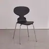 Cadeira Formiga Estilo Nórdico Casa Sala de Estar Cadeira de Jantar Reunião Cadeira de Lazer Simples Empilhável Armazenamento Cadeira com Encosto de Plástico