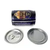 Lata 691 de Bebida Líquida de Ganoderma Lucidum y Ginseng Lata de Hojalata 250ml Lata tipo Red Bull Estampada con Exquisito Patrón Lata Sellada