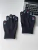 Guantes divertidos de dibujos animados de cinco dedos Estilo coreano lindo de lana gruesos cálidos tejidos para otoño e invierno ciclismo pantalla táctil