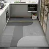Alfombrilla de cocina de tierra de diatomeas nórdica, alfombrilla de suelo absorbente de área grande, absorbente de aceite, antideslizante, resistente a las manchas del hogar, secado rápido, alfombrilla de suelo completa