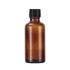 Botella de Aceite Esencial Marrón Personalizada Botella Vacía Vidrio Marrón a Prueba de Luz Sellada Cosméticos Reenvasados Esencia Botella de Hidrosol Al por Mayor