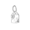 Plata Pura 999 Calabaza de Paz y Alegría Lingote Bolsa de la Suerte Colgante Accesorios para Manualidades con Cuentas