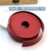 Tira de Cuero Doble Cara de 5m de Largo en Color Marrón Rojizo Estilo Vintage, Tira de Piel Sintética de PU Hecha a Mano, Accesorio Adhesivo de Doble Capa para Ropa, Bolsos y Cuerdas de Cuero DIY