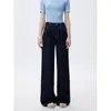 [Liquidación Especial] Jeans de Alta Calidad para Mujer para Primavera con Diseño de Doble Dobladillo, Pierna Ancha, Resistentes a las Arrugas, No se Desvanecen, Pantalones de Largo hasta el Suelo