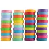 Yida Fita Washi Colorida Pura Transfronteiriça Conjunto Fita para Diário de Mão Colagem com Diário de Mão DIY Coisas Pequenas Coloridas
