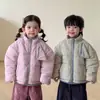 Jaqueta Infantil Acolchoada de Algodão com Lã Grossa Roupas para Meninas Jaqueta Pão Roupas de Algodão para Meninos 2026 Nova Jaqueta Acolchoada de Inverno para Bebê