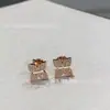 Pulseira de Cinco Flores de Jumento de Trevo de Quatro Folhas de Luxo Nova para Senhoras com Banho de Ouro Rosa Pulseira de Celebridade da Internet Dropshipping