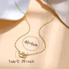 Hebilla de Corazón a Corazón Transfronteriza Colgante de Diamante Amoroso Estilo Ins Femenino Cadena Cruzada Cadena de Clavícula Dulce Todo-partido Joyería